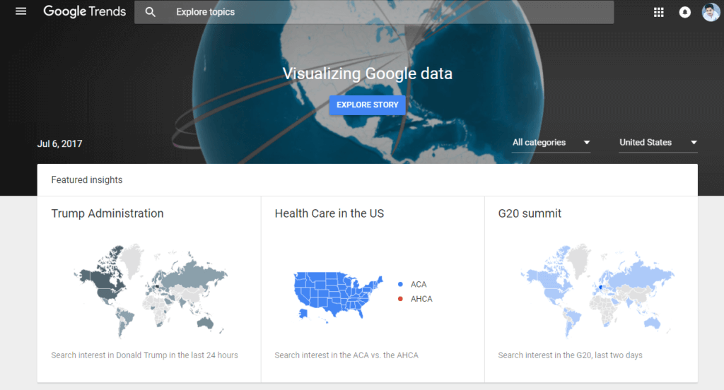 google trends